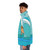 Below Sea Level Puffer Jacket featuring a vibrant ocean-inspired design - men side left