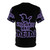 Vibrant AOP t-shirt featuring a heavy metal-inspired unicorn design - Back