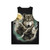 Unisex tank top with three wolves howling at the full moon in the wilderness - Back