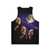 Three Wiseau Moon Unisex Tank Top - Back