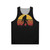 Retro bigfoot silhouette unisex tank top