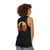 Retro bigfoot silhouette unisex tank top - women back