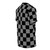 Gray and black checkered pattern on a t-shirt - men right