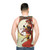 Art Nouveau Inspired Unisex Tank Top featuring Pyrrha Nikos from RWBY - men back