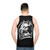 Retro American Staffordshire Terrier (Amstaff) Unisex Tank Top - men back