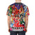 Bakugan inspired anime t-shirt featuring characters and elements from the Bakugan anime series. - men back