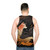 Japanese Kitsune Unisex Tank Top - men back