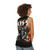 Unisex tank top with KISS band logo - women back