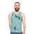 Unisex koi fish tank top featuring a minimalist design inspired by the anime "A Silent Voice" - men
