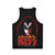 Kiss The Demon Retro Unisex Tank Top - Back