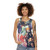 Dub music unisex tank top with rastafarian and jamaica inspired graphics - women