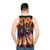KISS Band Destroyer Fire Logo Unisex Tank Top - men back
