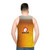 Reschs Beer Horse Unisex Tartan Tank Top - men back