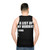 Unisex tank top with 'A List of My Hobbies' funny graphic - men back