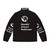 Bookkeeper woman wearing a smart and beautiful puffer jacket - Back