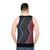 Thomas Downing inspired color field geometric abstract art unisex tank top - men back