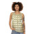 Reptilian belly pattern unisex tank top - women