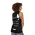 Unisex tank top with "This Is Why We Can't Have Nice Things" cat-themed typography - women back