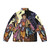 Dungeons & Dragons inspired puffer jacket with dragon shadows design - Back