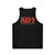 Kiss band unisex tank top with 'I Was Made For Lovin' You' design - Back