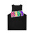 Unisex tank top featuring the colorful logo of the iconic rock band, KISS - Back