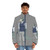 Beastars Legoshi The Grey Wolf Puffer Jacket - men front