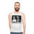 Cleopatrick unisex tank top with band portrait art - men