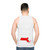 Massachusetts state pride unisex tank top - men back