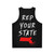 Massachusetts Tank Top with State Pride Design - Back