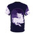 Dreamy unicorn t-shirt with a starry night design - Back