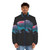 Bear Country Puffer Jacket featuring minimalist bear graphic design - men front