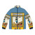 Red Star Trek Puffer Jacket with Tribbles and Beam Me Up Scotty Design