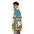 Red Star Trek Puffer Jacket with Tribbles and Beam Me Up Scotty Design - men side left
