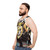Unisex 90s grunge tank top with Johnny Clegg and Savuka design - men side