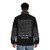 Cozy beach house bloom puffer jacket for indie dream pop fans - men back