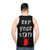 Indiana State Pride Unisex Tank Top - men back