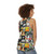 Retro 90s 00s indie britpop albums collage unisex tank top - women back