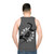 Unisex animal print tank top - men back