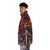 The Witcher inspired fantasy puffer jacket with "Be Fierce Be Fearless" design - men side left