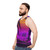Retro 80s Synthwave Unisex Tank Top - men side