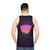 Retro Vaporwave Unisex Tank Top - men back