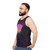 Retro Vaporwave Unisex Tank Top - men side