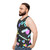 Retro 80s grid design unisex tank top - men side