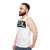 Reol Logo Black Unisex Marvel Inspired Tank Top - men side