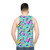 80s memphis pattern unisex tank top - men back