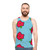 Plus size cartoon inspired graphic tank top - men