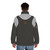 Battlestar Galactica inspired puffer jacket with uniform tank design - men back