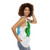 OSU Unisex Tank Top with Blue and Green Design - women side