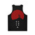 Unisex Samurai-Inspired Tank Top - Back