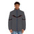 Bat Symbol Puffer Jacket featuring the iconic bat symbol from the DC Comics universe - men front